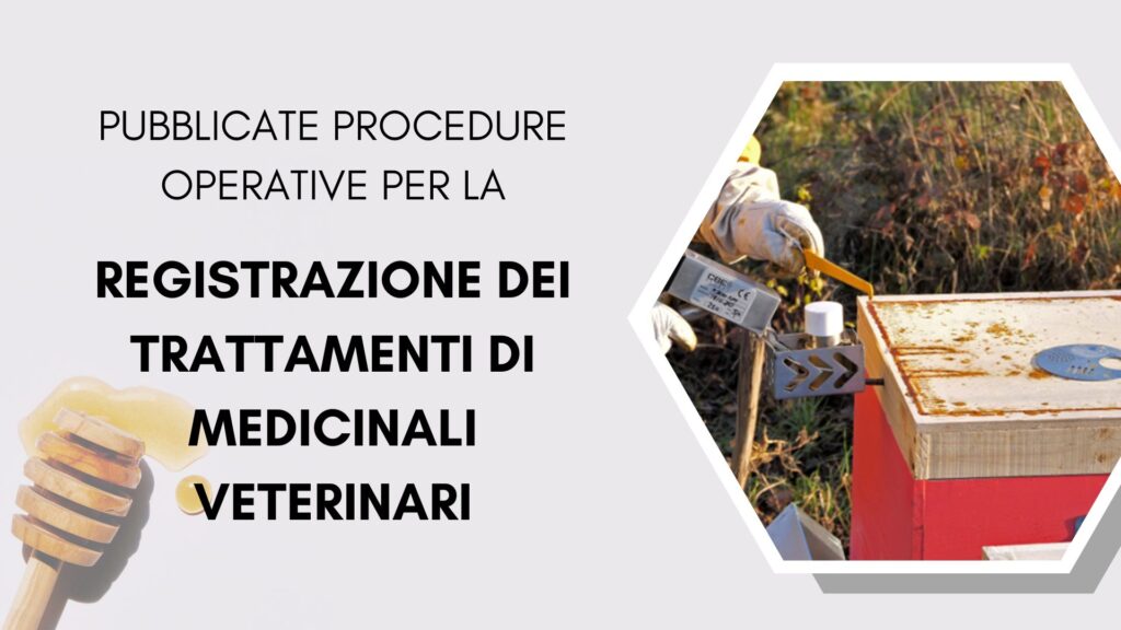 Pubblicate procedure operative per la registrazione dei trattamenti di medicinali veterinari somministrati alle api